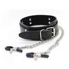 Leather Collar Nipple Clip For Women Alternative Fetish Play Toys Adjustable Bondage Accessories Sensual Stimulation Adult Products