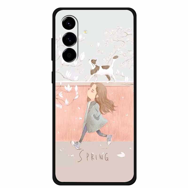 Custodia per Telefono per Samsung Galaxy S26 Custodia Nera in Silicone TPU Cover Posteriori per GalaxyS26 S 26 Custodia SamsungS26 Morbidi Paracolpi Protettivi