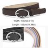 Casual Suede Leather Belt Luxury Design Waistband Trendy Business Waist Belt  For Women