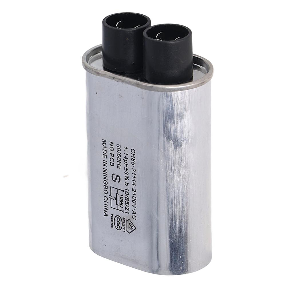 2100V Microwave High Voltage Capacitor 1.14uF Universal 4.8mm Small Insert Microwave Capacitor Replacement for Galanz