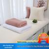 Custom Thick Faux Rabbit Fur Window Sill Mat: Short Plush Carpet for Bay Window, Balcony, Bedroom Sofa, & Seat Cushion