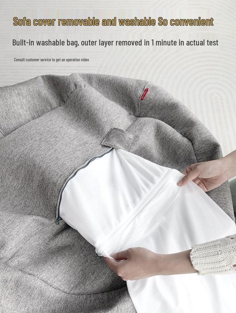 Available Removable & Washable Lazy Sofa Bean Bag Chair for Living Room, Bedroom, Balcony, Tatami, Bathhouse