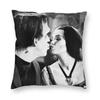 Lily And Herman Munster Kiss Pillowcase Printing Fabric Cushion Cover Decor Frankenstein Horror Throw Pillow Case Cover Home