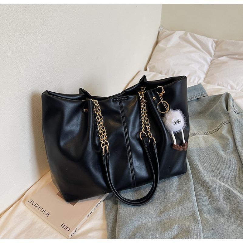 High-end Style Large-capacity Tote Bag for Students' School Commuting and Carrying on Their Shoulders