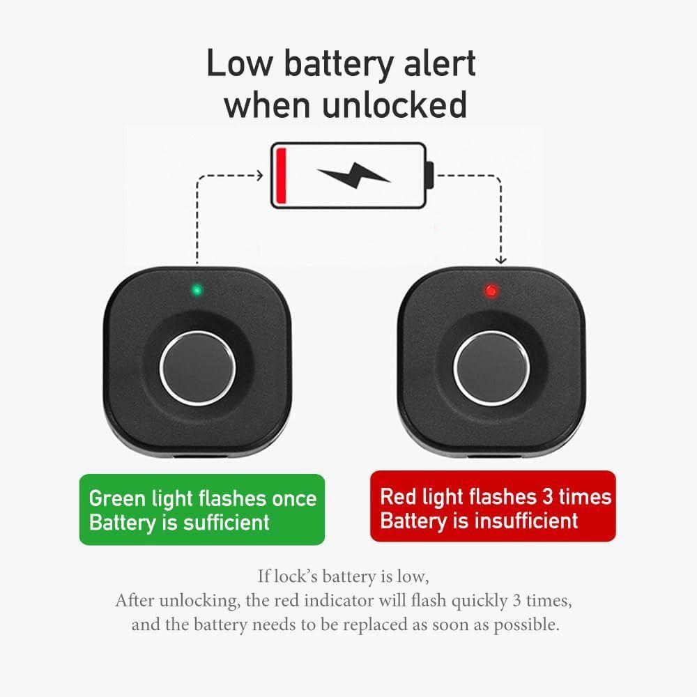 360-Day Standby Fingerprint Cabinet Lock Unisex Safety Fingerprint Access Smart Cabinet Lock Biometric Keyless Entry