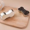 5Pcs Cookie Cutter Molds Rustproof Non-Stick Reusable DIY Dog Bone Mini Cookie Cutter Stainless Steel Sandwich Cutters