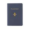 Étui de protection pour passeport étanche en cuir synthétique pour voyage, portefeuille pour cartes de crédit, joli livre de passeport pour femmes/hommes