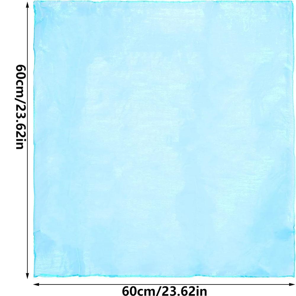 10pcs/12pcs New Style Square Juggling Silk Dance Scarves Magic Tricks Performance Props Accessories Movement Scarves