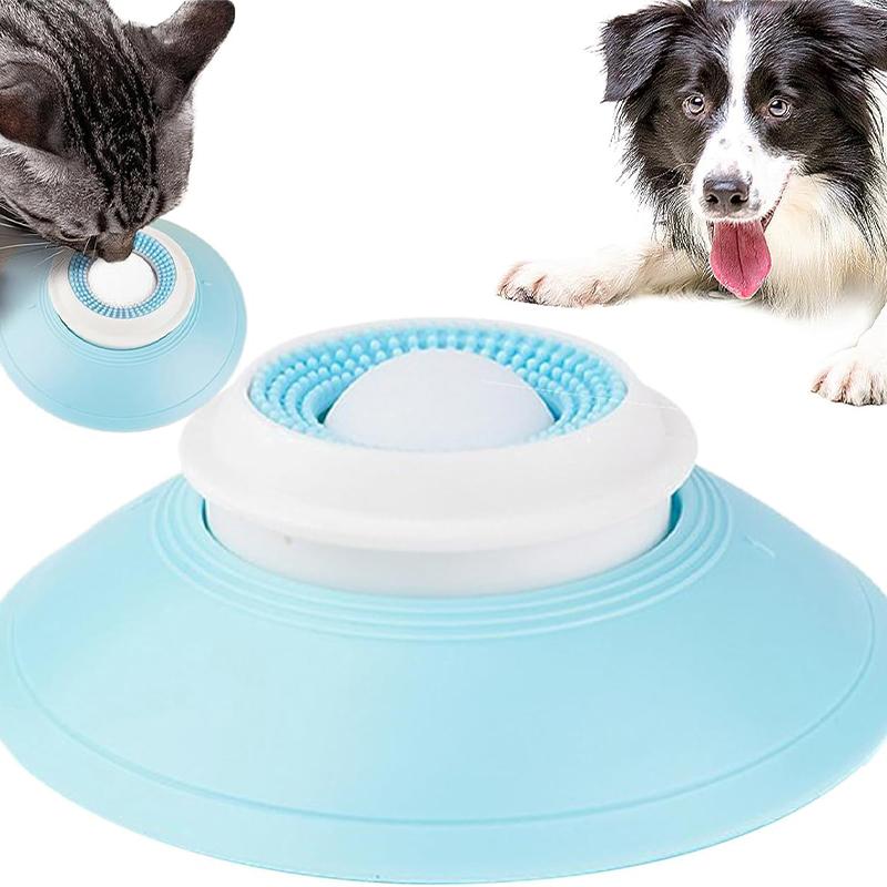 Dog Licking Treat Dispenser Bowl Suction Cup Slow Feeder Tongue-Cleaning Sniffing Toy Interactive Pet Feeder For Dog Calming