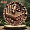 Vintage Legal Metal Wall Art Durable Indoor Outdoor Decor Gift for Home Office Bar Cafe