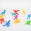 Plastic Colorful Dinosaur Mini Dinosaur Toy Children'S Zoo Model Male and Female Education Cognitive Dinosaur
