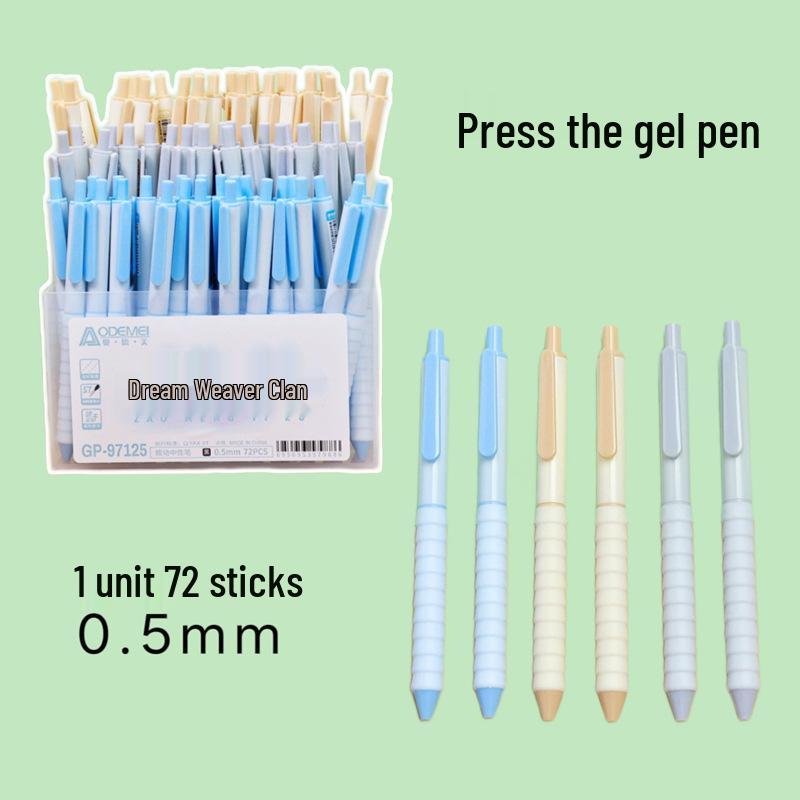 72-Pack 0.5mm Neutral Pen Refills for Students, Office, Exam - Black & Red