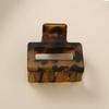 8.5CM x 10.5CM Rectangular Matte PS Hair Clip - Simple Shark Hair Accessory
