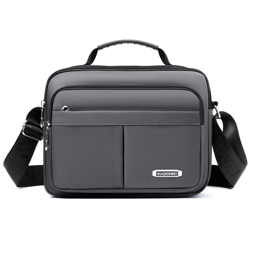 Mens Crossbody Messenger Bag Waterproof Oxford Business Shoulder Satchel Multi Pocket Purse