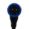 M23 Elbow Connector Cable: 2x4mm² Servo Motor Power Multicore with Hybrid PVC Sheath, OD 13mm