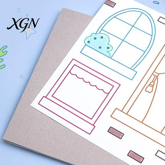 Portable Sketch Paper for Travel 2PCS Children Coloring Book, with 30 Pages, Drawing And Sketching Ocean Life Sheets Art Supplies, Kids