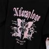 Plus Size Loose Mid-Length V-Neck Short-Sleeve T-Shirt for Women (200/300/350 Jin)