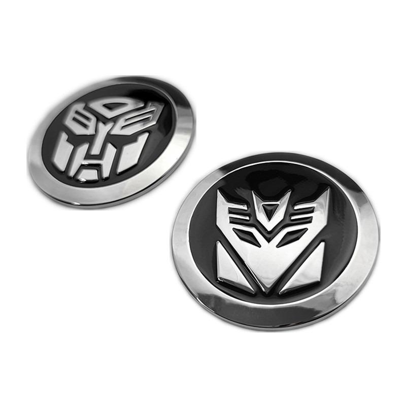 6.5CM 3D Metal For Autobots Styling Logo Car Stickers Emblem Rear Trunk Emblem Badge Modification Decals