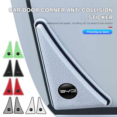 2pcs Car Door Corner Anti Collision Protector Bumper Sticker For BYD Atto 3 Act Tang Yuan Song Plus EV F0 Qin Han