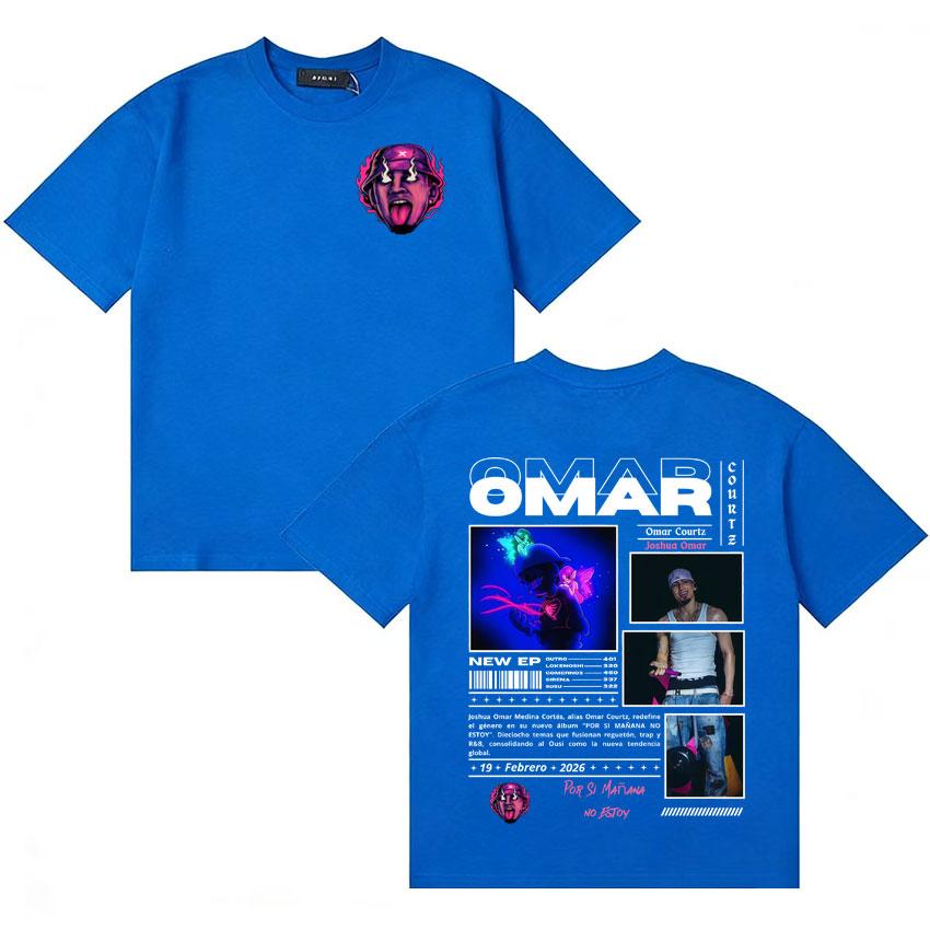 Omar Courtz Hot Sale Por Si Unisexana No Estoy Album Merch Tshirt Unisexs Women Hip Hop Tshirt Cotton Casual Short Sleeve Tee Shirts