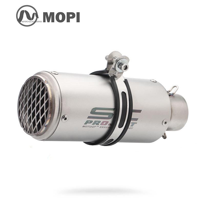 51mm Small Titanium-Iron Cannon Exhaust Pipe for SC Motorcycle Modification - Universal for Kawasaki, Chunfeng, Yamaha