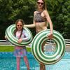 Pool Tubes For Kids Blow Up Pool Rings Kids Vintage Stripes Pattern Thickened Underarm Floats Game For Beach