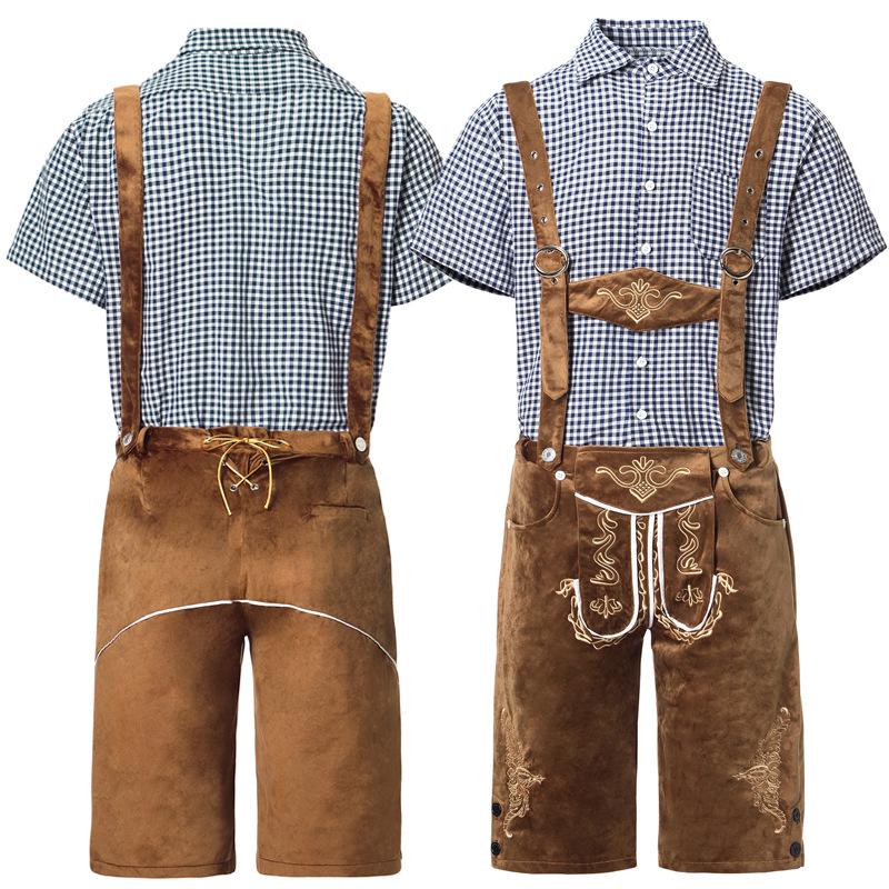 Vācu Oktoberfest Bāvaru Vīriešu Alus Kostīms