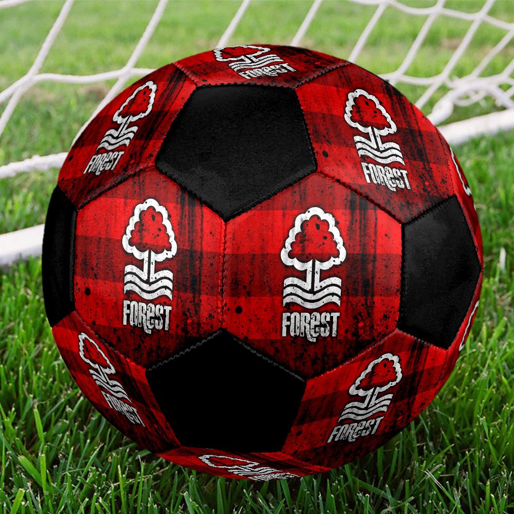 Nottingham Forest F.C Soccer Ball Colorful All Ages Machine Stitched PVC Competition Ready Durable High-Bounce.SIZE5