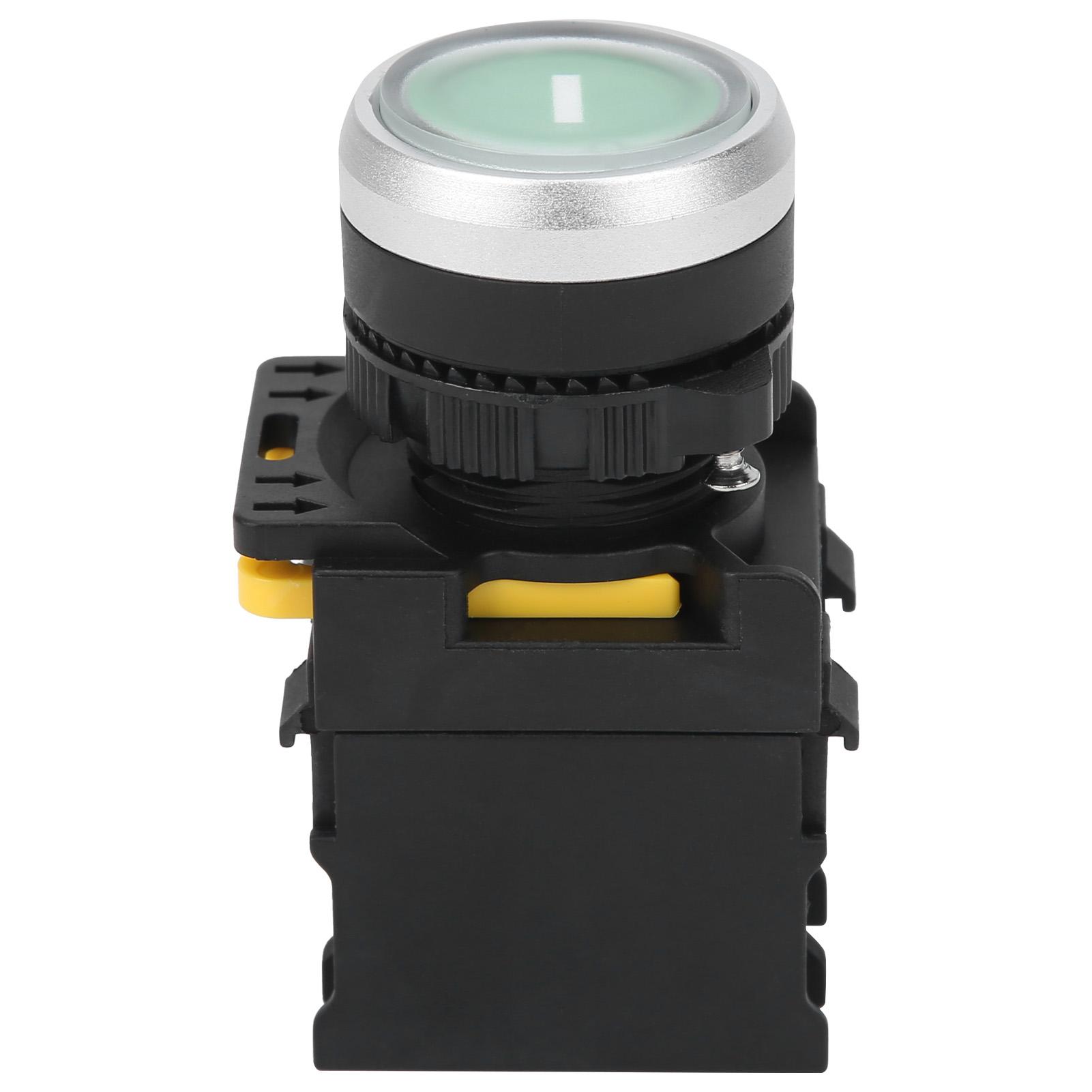 

Водонепроникна кнопка пуску Електрообладнання Постачання AC220V 10A Зелена