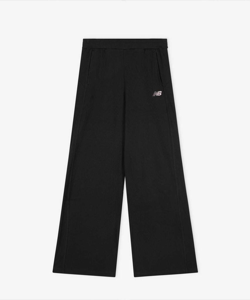 Nyuballanseu Nbmlg2W312 / Women Soft Fresh Ribbed Wide Pants (Black)