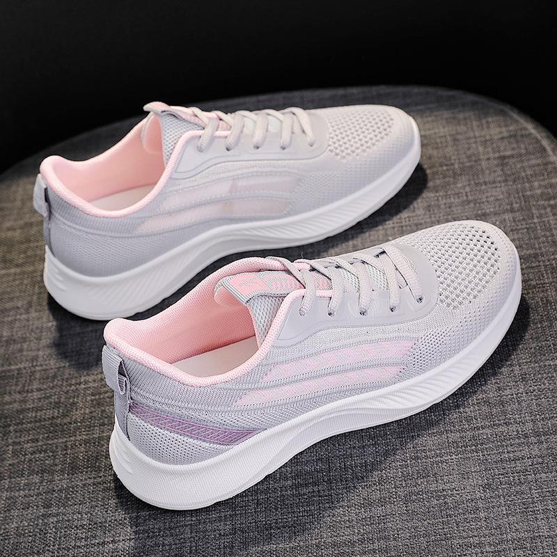 Women's Spring And Autumn New Casual Hiking Shoes Soft Soled Training Running Shoes Lightweight Mom Travel Shoes Women's Shoes