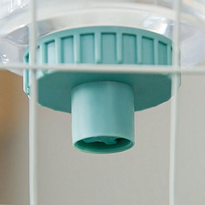 Haustierkäfig Hängender Futter-Wasserspender Hängende Automatische Haustier-Wasserflasche Schüssel für Katzen Hunde Kaninchen Grün