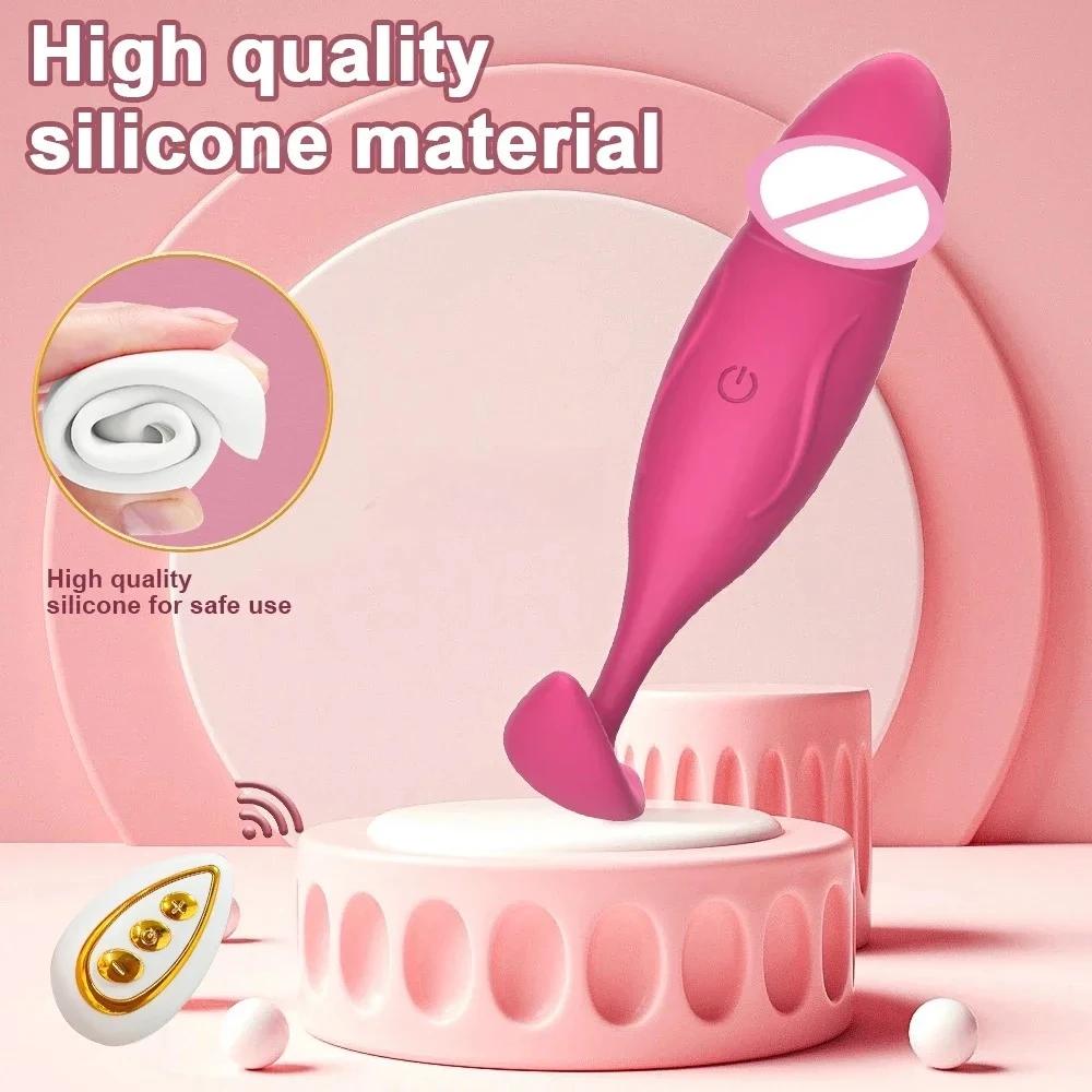 Vibrating Anal Plug Silicone Anal Massager Multispeed Vibration Butt Stimulator Adult Personal Massage Toy