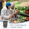 Detachable Shopping Cart Cloth Bag Large Capacity Waterproof Oxford Fabric Trolley Replacement Bag for Daily Errands and Grocery