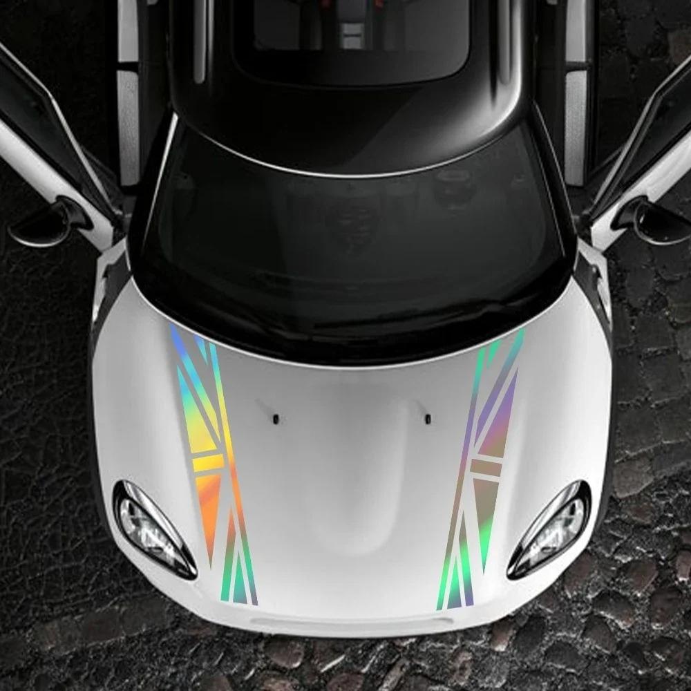 Car Bonnet Stripes Stickers Racing Vinyl Decals For MINI Cooper S R55 R56 F56 F55 F57 F60 R60 Countryman JCW Auto Accessories