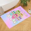 Labubu Customizable Name Area Rug Design for Balcony Playrooms Living Rooms Study room Anti-slip Rug Decorate Offices Perfect Gift for Friends & Famil
