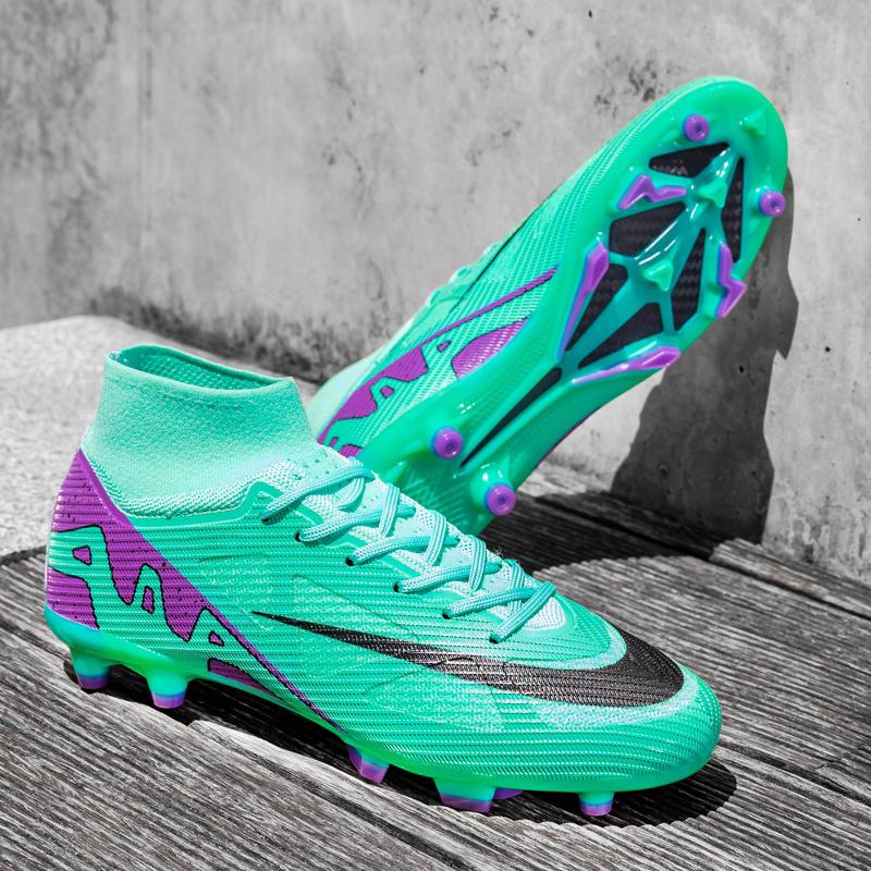 Fresh Men Futsal Football Sport Boots Sport Soccer Shoes for Indoor Ultralight Non-Slip Non Slip Turf Comfortable Grass Adult Cleats