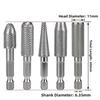 1/1inch Hex Shank Rotary Steel File For Drilling Grinding Sanding Engraving Rotary File For DIY Workshop Projects