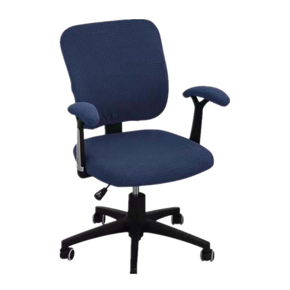 Solid Color Office Chair Covers Polyester Rotary Chair Protector  Gaming Chair