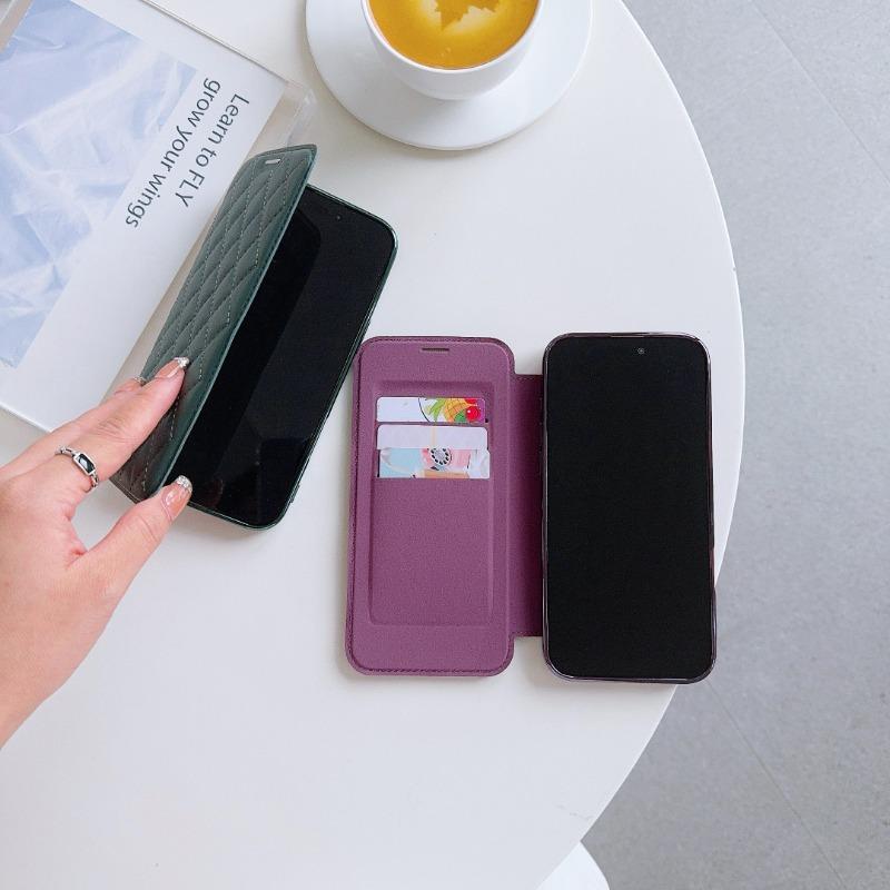 For Magsafe Card Holder Magnetic Wallet Leather PhoneCase for IPhone 16 15 14 13 12 11 Pro Max Plus Wireless Charging Book Cover