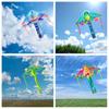 High Quality Polyester Triangular Kite With Long Tail Underwater Series Dolphin Mermaid Kite For Easy Flying