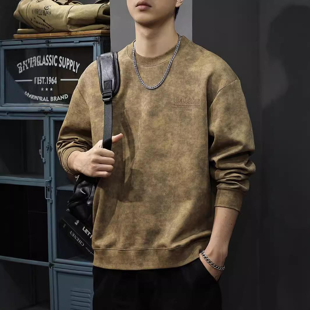 Осенний тяжелый ретро-свитер с принтом — фото 4