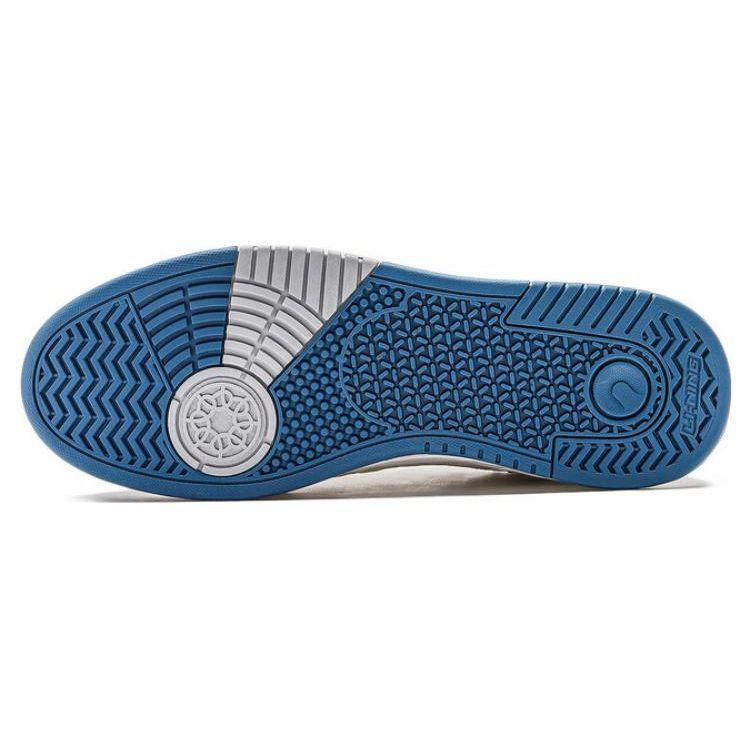 Li Ning Jiang Yue Comfortable Versatile Durable Lightweight Low-Top Skate Shoes Men skate shoes White Gray AGCT293-1
