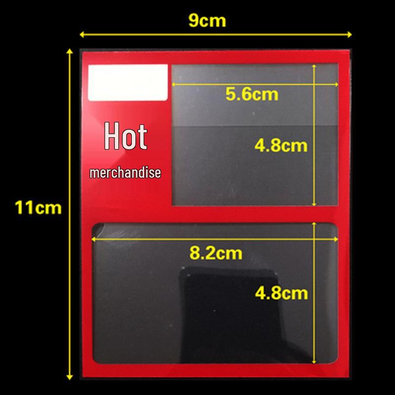 Transparent PVC Shelf Label Sleeve for Pharmacy and Baby Store Price Tags