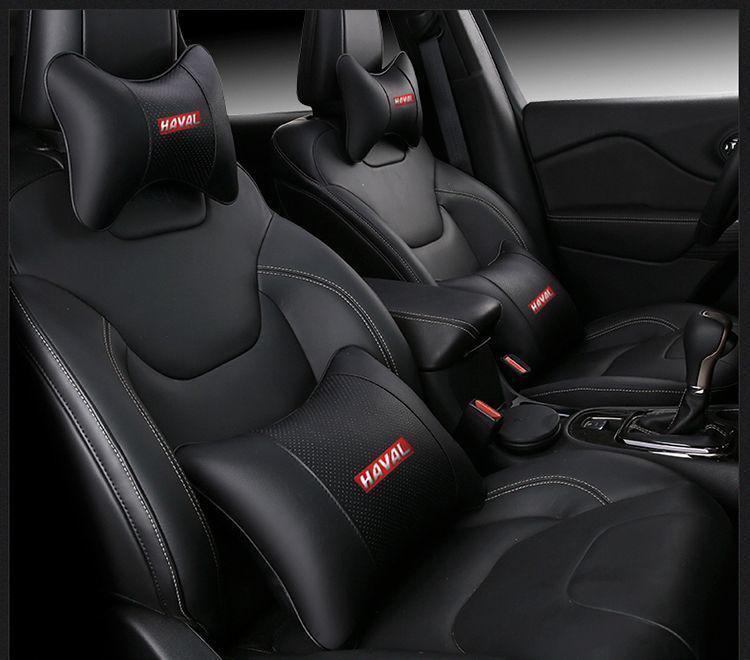 Haval Car Headrest & Lumbar Support Cushion: Fits H6, Big Dog, H9, Mythical Beast, M6, Red Hare, H6S, First Love Models.