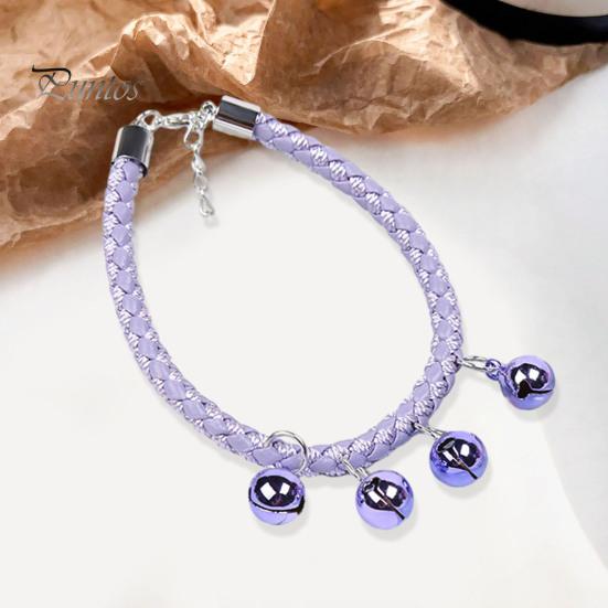 Pet Collar with Crisp Sound Bell Adjustable Chain Necklace Cat Dogs Comfortable To Wear Collar Pet