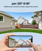 15MP Solar-Powered 8K Wireless Outdoor Security Camera with 3 Lenses & 4G Network