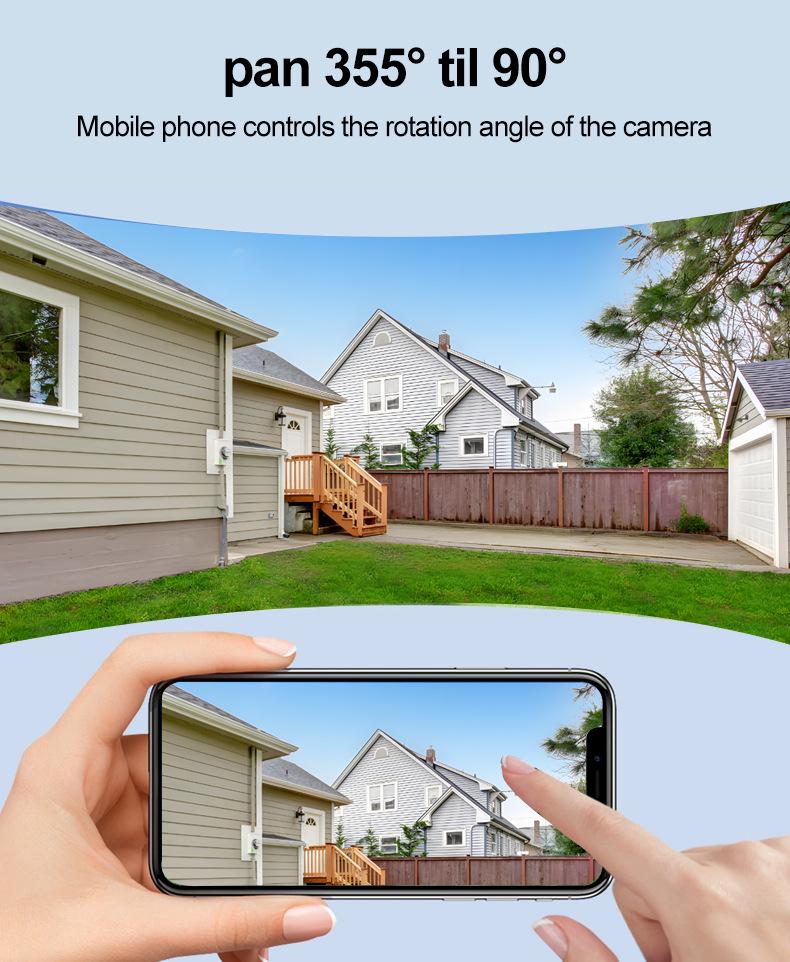 15MP Solar-Powered 8K Wireless Outdoor Security Camera with 3 Lenses & 4G Network