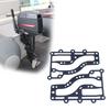 1 Pair Exhaust Inner Cover Gasket 6B4-41112-A0 63V-41112-A0 for 9.9 15 Boat Engine Gasket Replacement Accessories