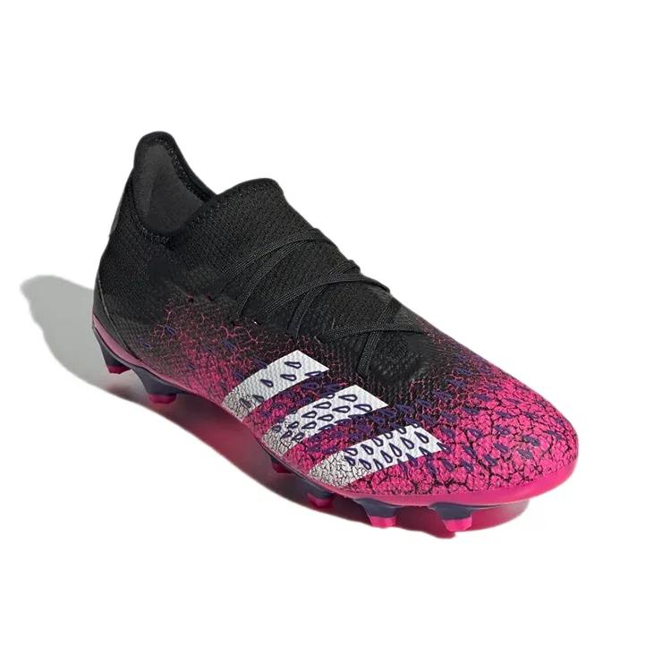 adidas Predator Freak.3 Low Black / Pink (Unisex) Soccer Shoes FZ3706